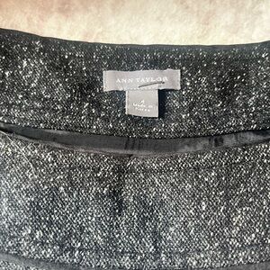Ann Taylor Charcoal Tweed Skirt